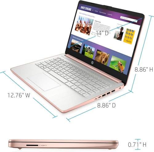 14 Ultrabook Intel 4-Core CPU 32GB RAM 1600GB Storage Pink Win 11 Z4960