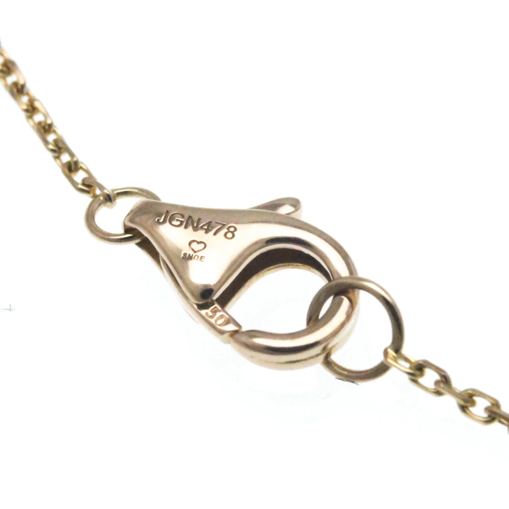 18K Gold Diamond Pendant Necklace O663485