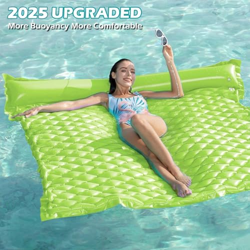 Giant Inflatable Floating Water Mat for Pool Lake Beach H3699