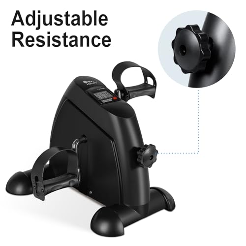 Under Desk Bike Pedal Exerciser with LCD Display A386994