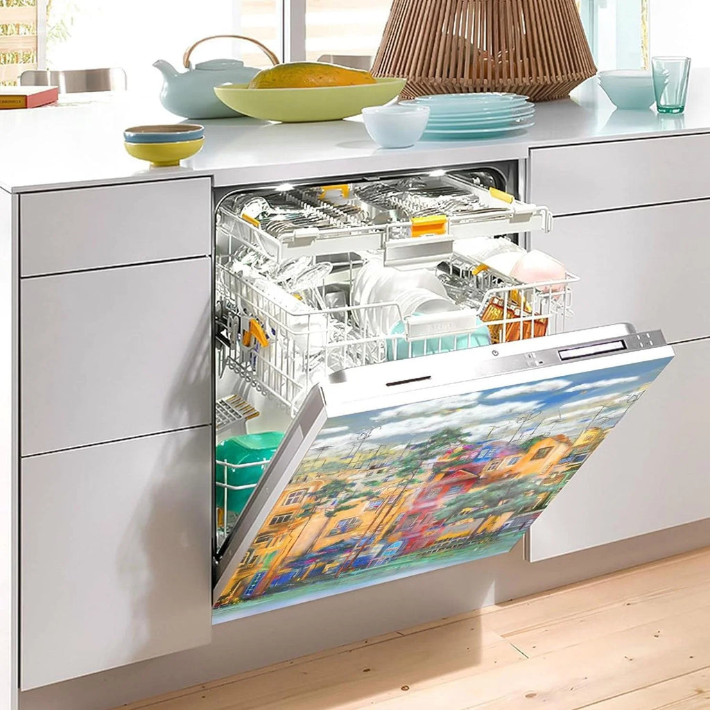 Dishwasher Magnet Cover for Kitchen Appliance Decor N4275