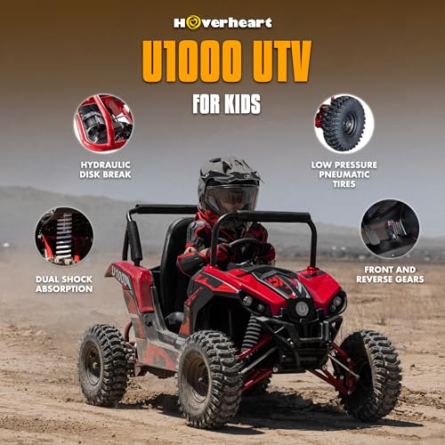 UTV Ride on Car, 48V Electric Vehicle with Shock Absorber and Disk Brake Z2277