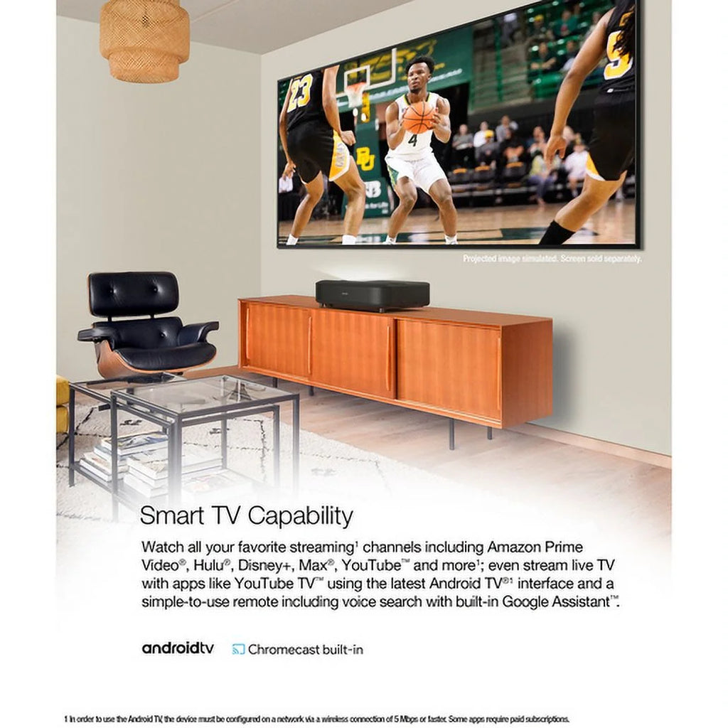 Smart Streaming Laser Projector - Black A866044