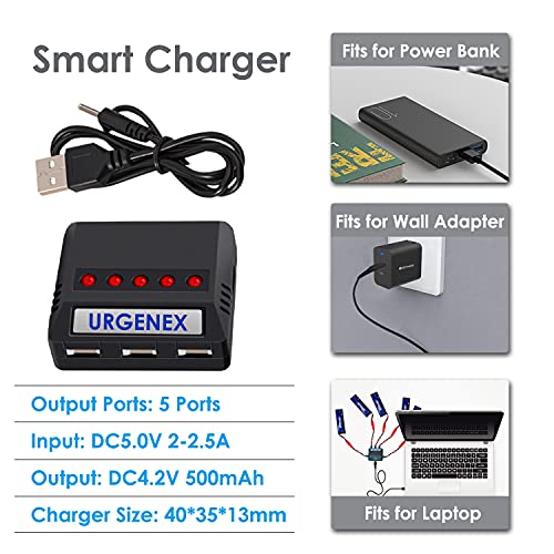 3.7V 600mAh Lipo Battery with JST Plug for RC Drone Quadcopter K111