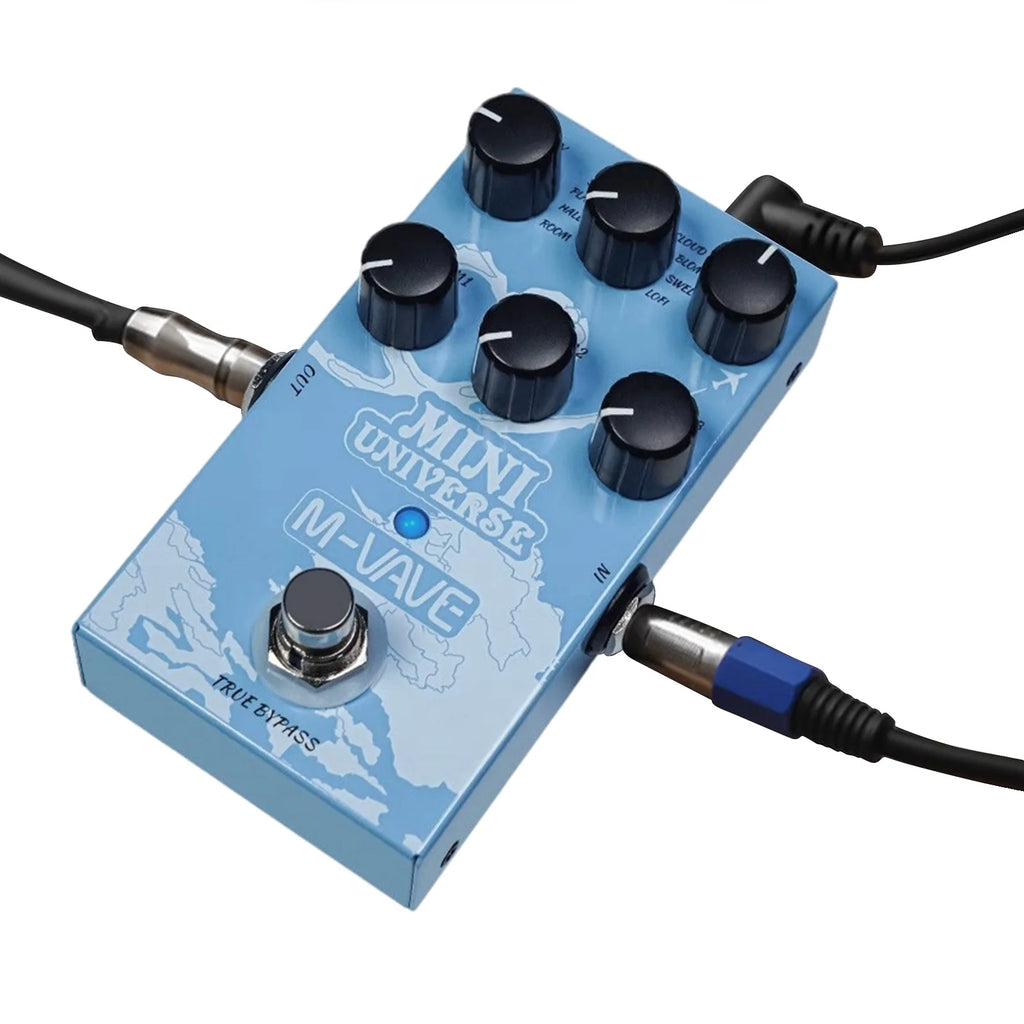 Guitar Effect Pedal 9 Mode Reverb for Guitar Bass O106