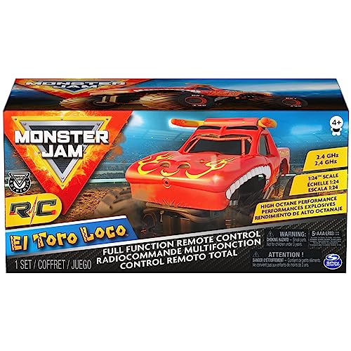 Remote Control Monster Truck, 1:24 Scale, 2.4 GHz, Kids Toy for Ages 4 and Up O475087