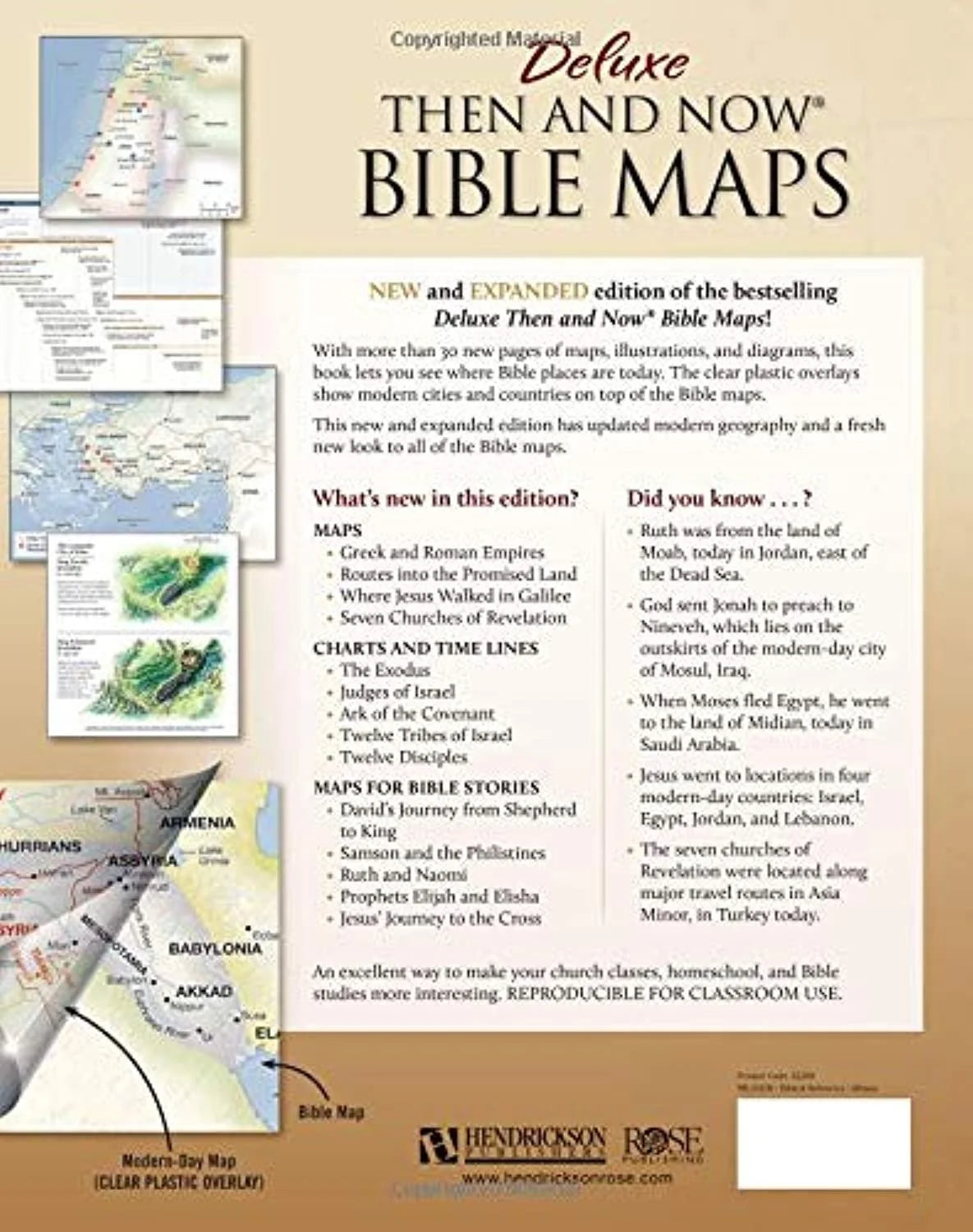 Then and Now Bible Maps: New and Expanded Edition P250