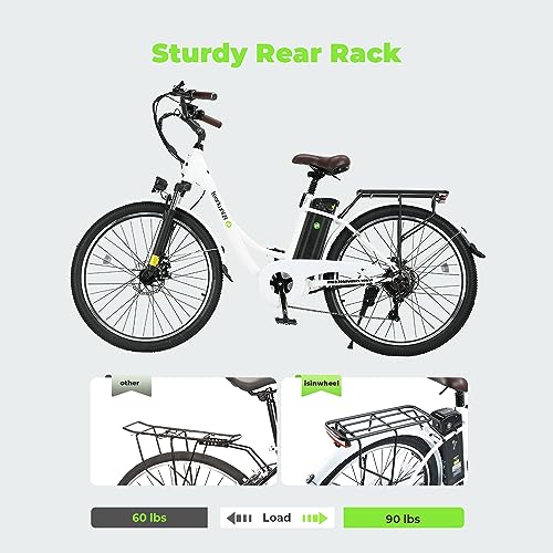 Electric Bike for Adults 750W 28mph with Removable Battery and Fat Tire N46855