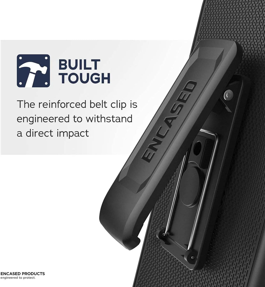 Samsung Galaxy S22 Ultra Belt Clip Case with Holster, Full Body Protective (Black) N56865
