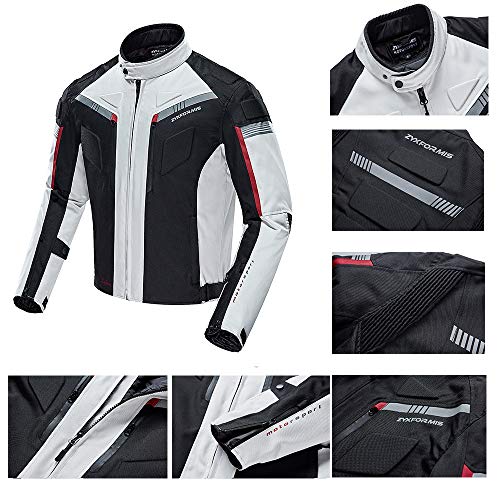Waterproof Motorcycle Jacket with Armour for Men V4820