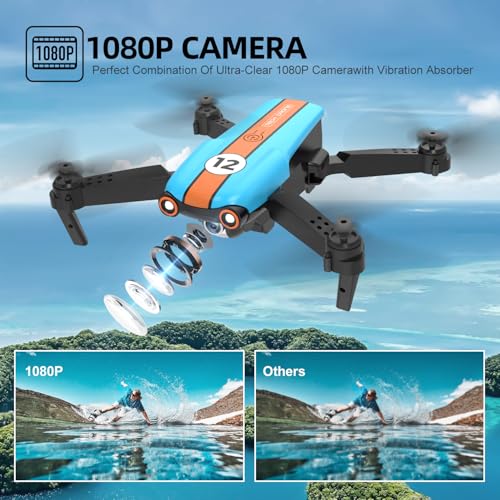 Drone with 4K Camera for Adults, Foldable FPV Quadcopter, 26 Mins Flight Time G1529