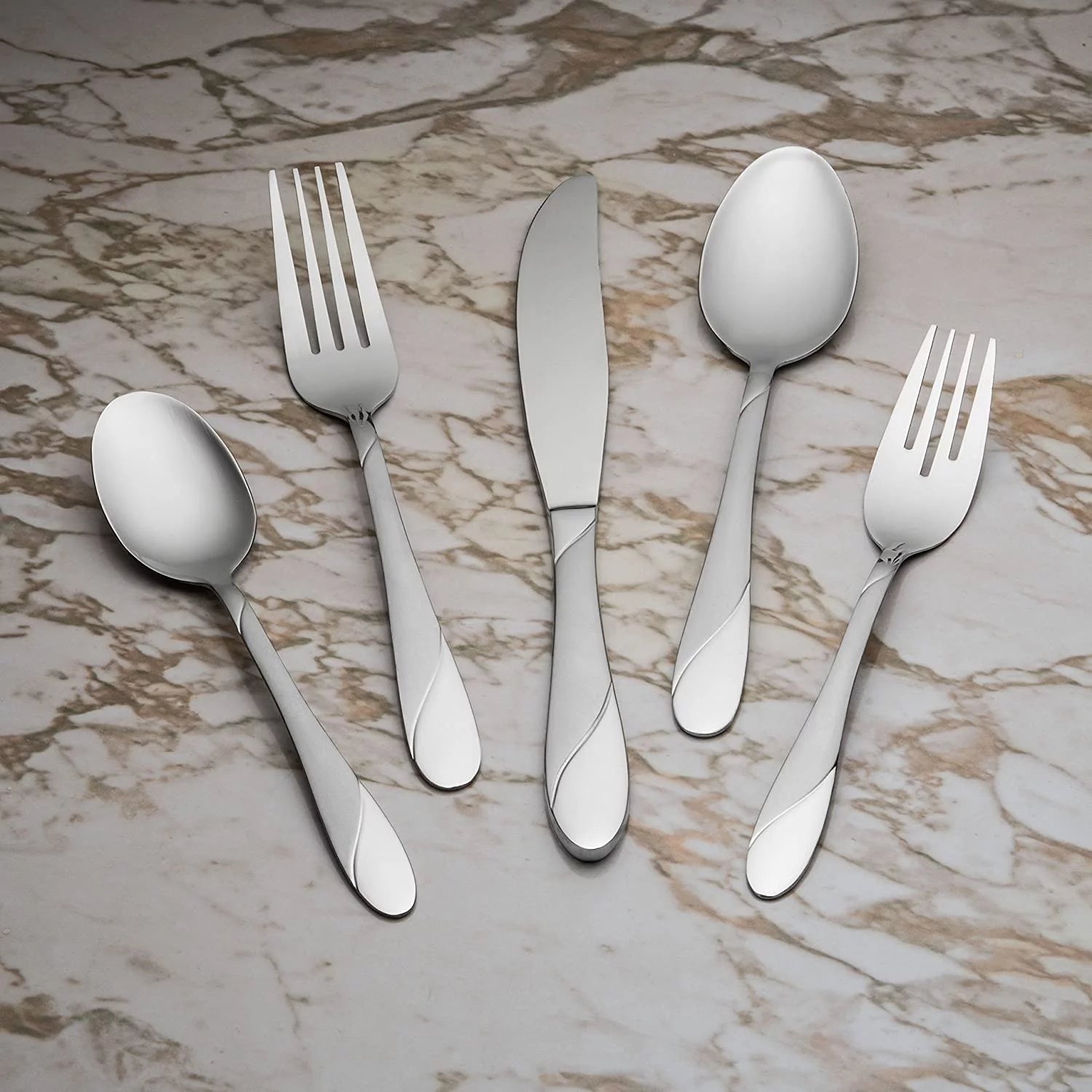 Stainless Steel Flatware Set, 20-Piece, Service for 4 Q812