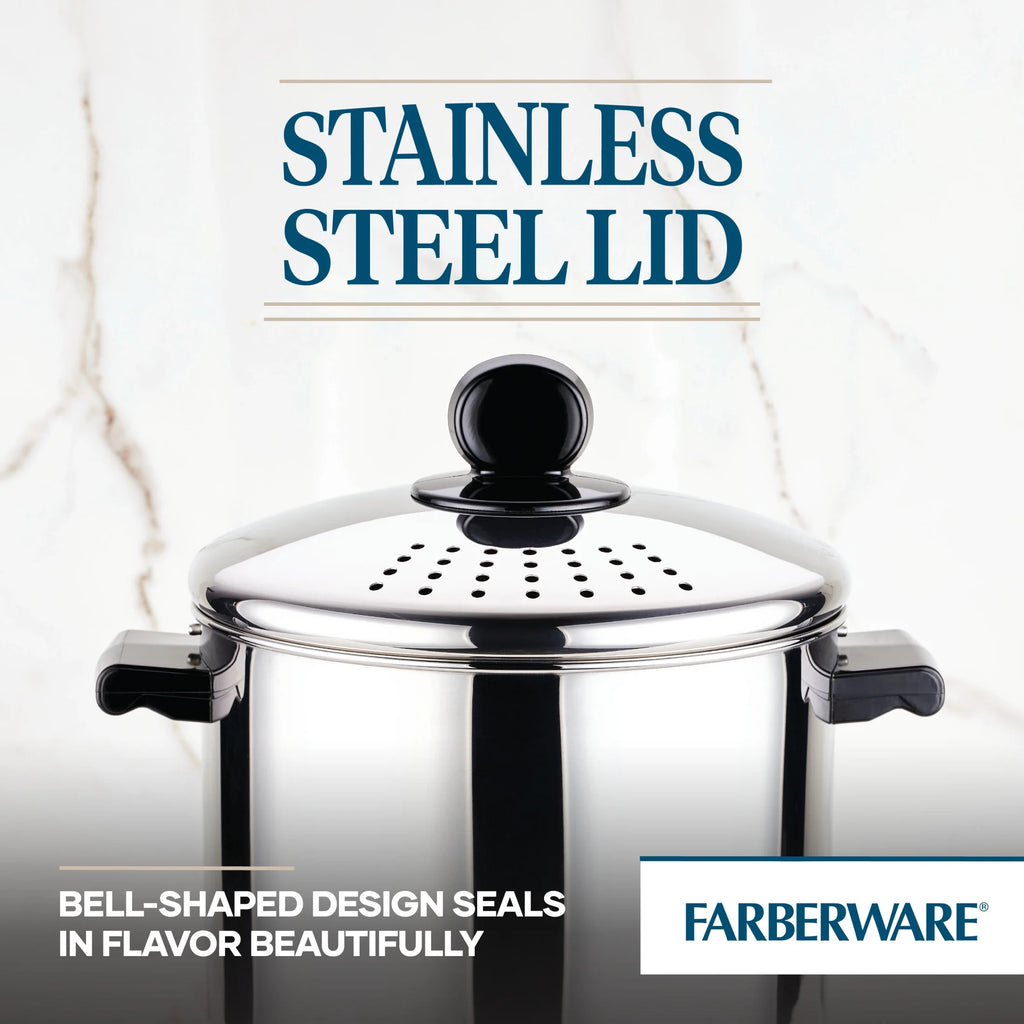 Stainless Steel 8 Quart Stockpot with Lid W836