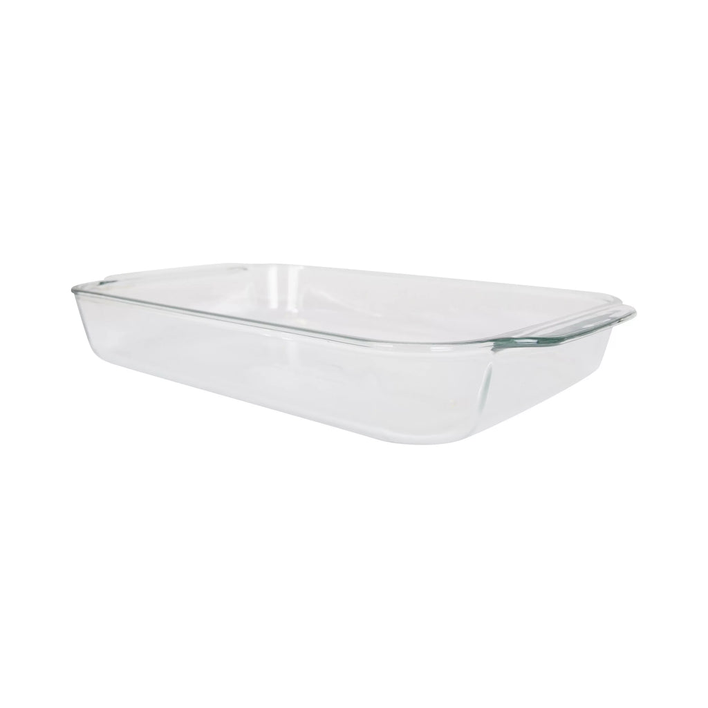 Glass Baking Dish with Red Plastic Lid, 2-Pack E3329