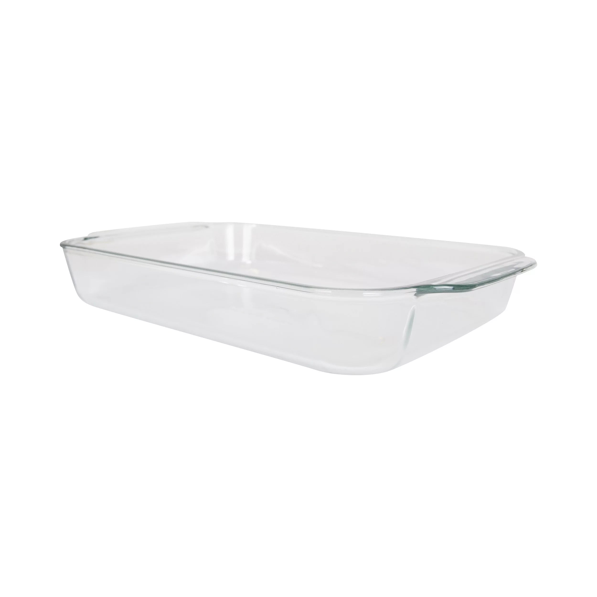 Glass Baking Dish with Red Plastic Lid, 2-Pack E3329