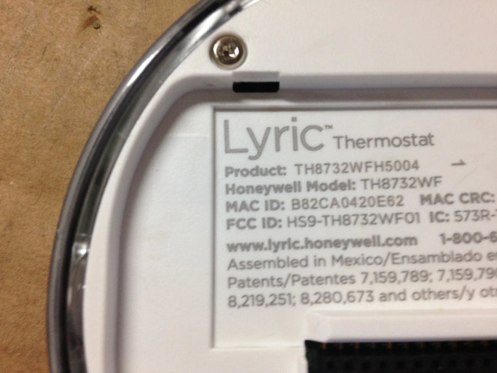 Smart Round WiFi Programmable Thermostat E336934
