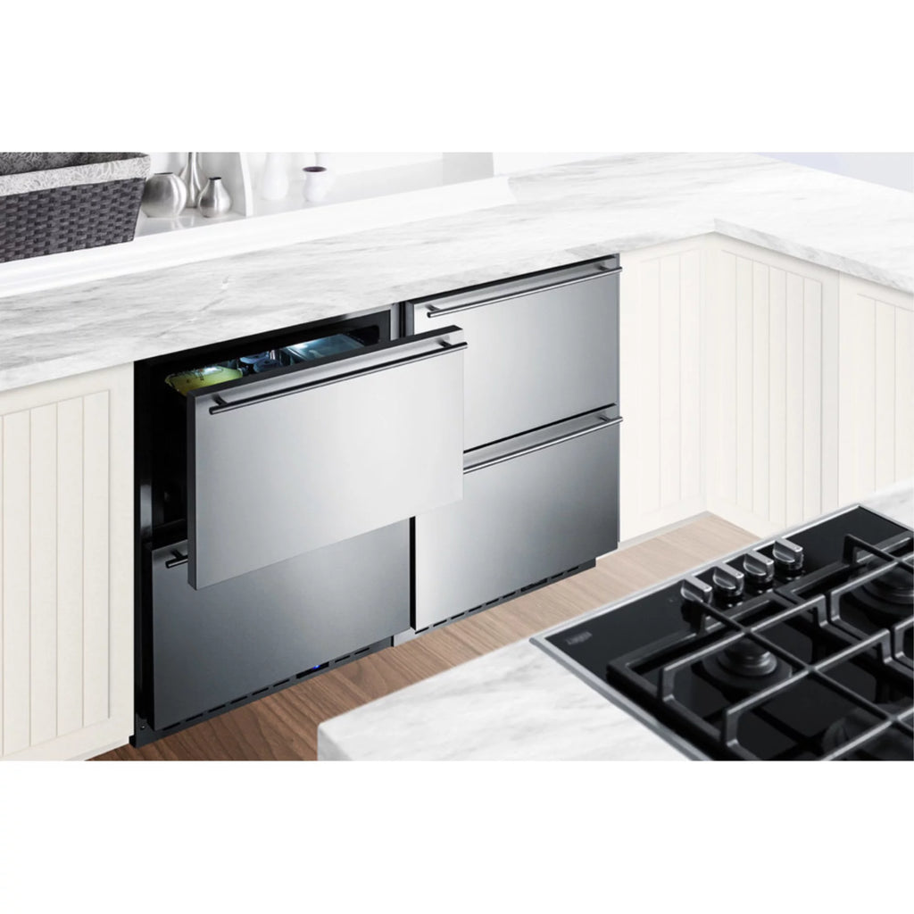 24" Built-In 2-Drawer All-Refrigerator G895