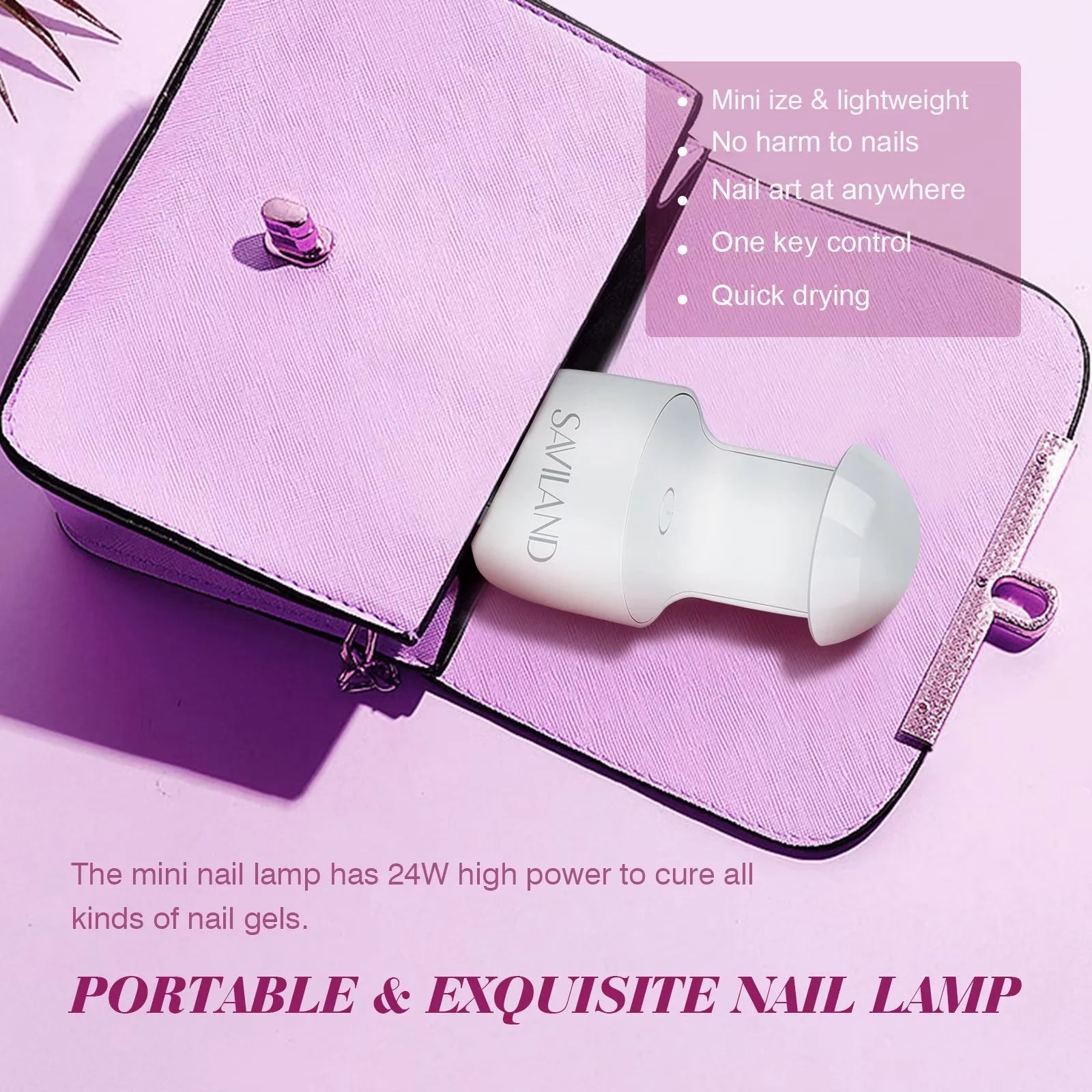 Poly Extension Gel Nail Kit with Nail Lamp, Base and Top Coat L85287