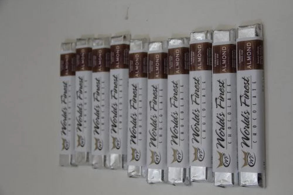 listing- world's finest chocolate -10 pack with 10 milk chocolate almond bars