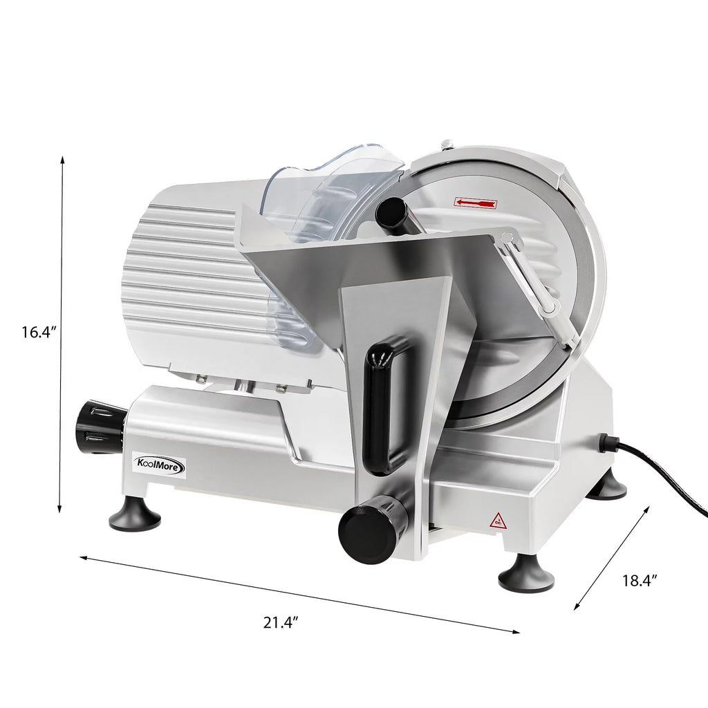 Commercial Deli Meat Slicer with 10" Carbon Steel Blade, Adjustable Thickness G34284