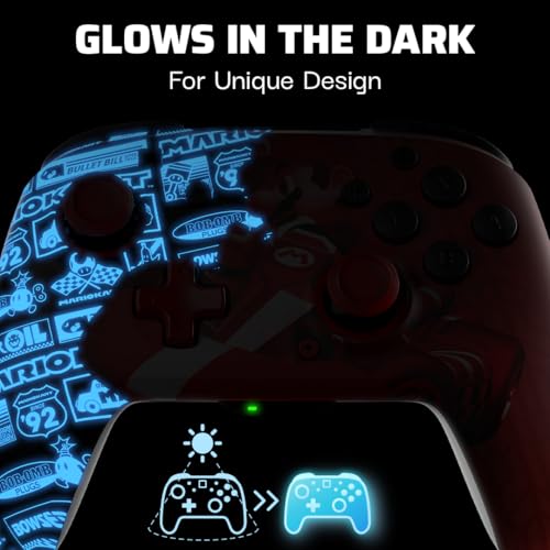 Glowing Wireless Controller for Nintendo Switch, Switch Lite, OLED & Switch 2 Y773