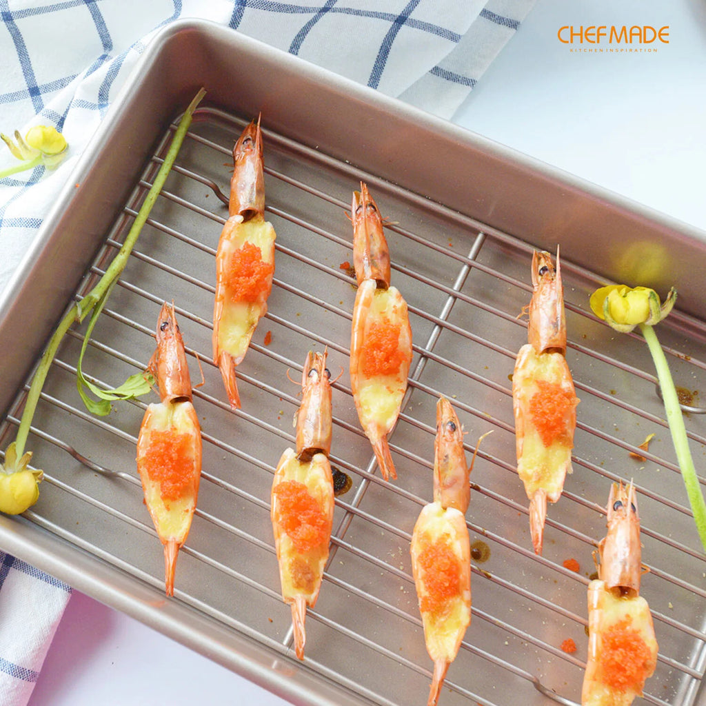 13-Inch Non-Stick Roasting Pan with Cooling Rack L1161