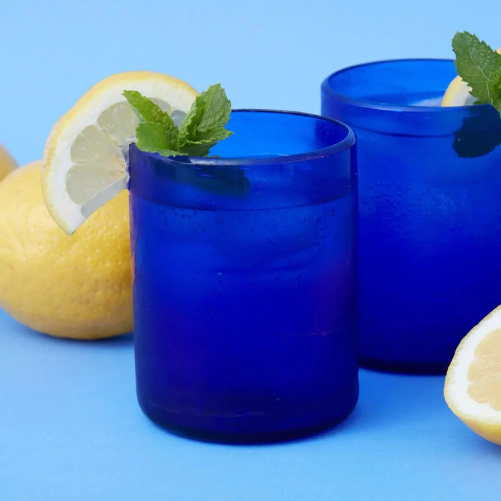 Blue Water Glasses Tumblers B9183