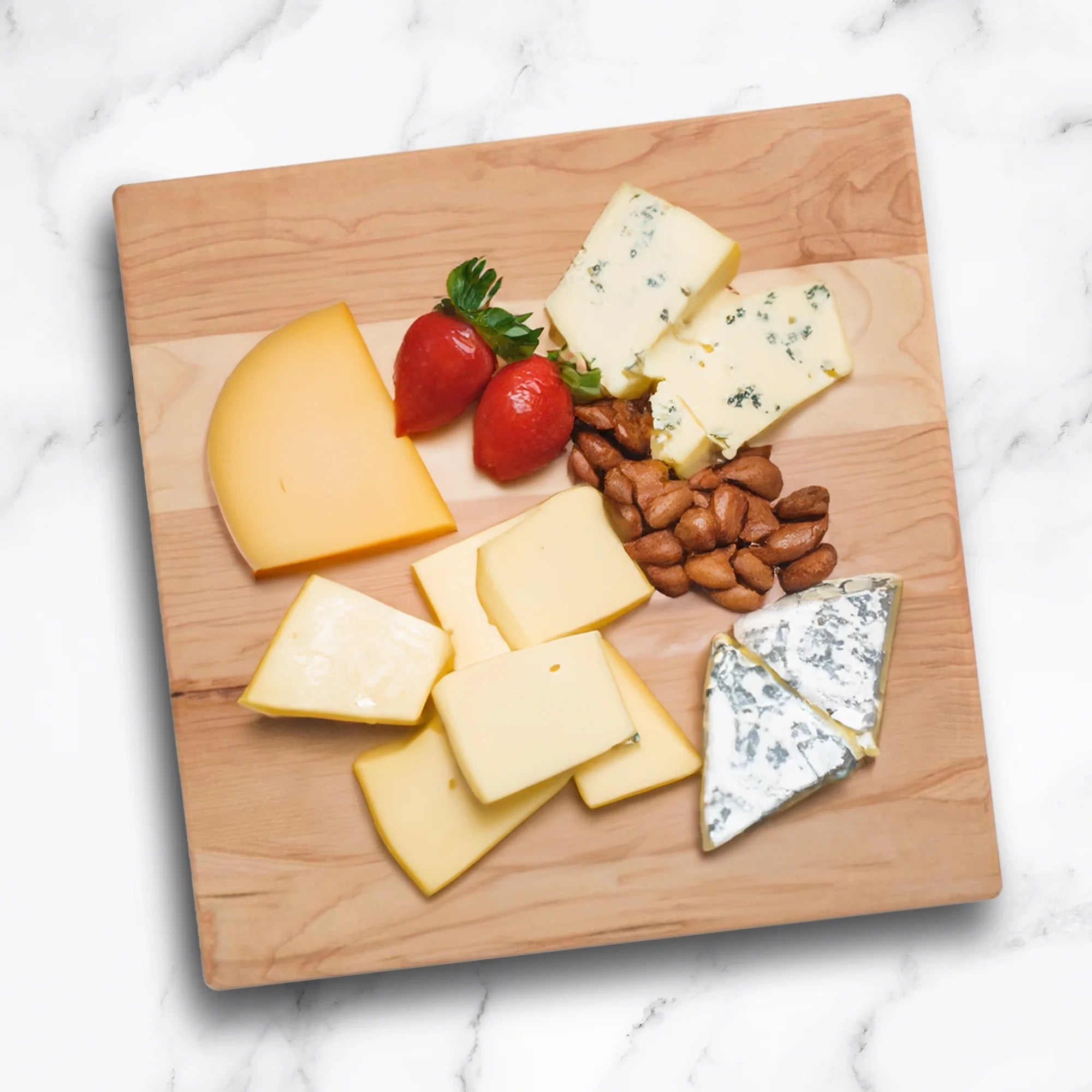 Maple Wood Cutting Board, 12 x 12 x 1.5 inches N6723