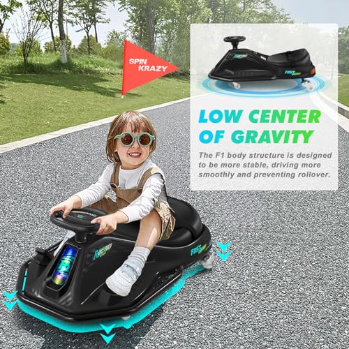 24V Electric Drifting Go Kart for Kids with Brushless Motor, Pink G891