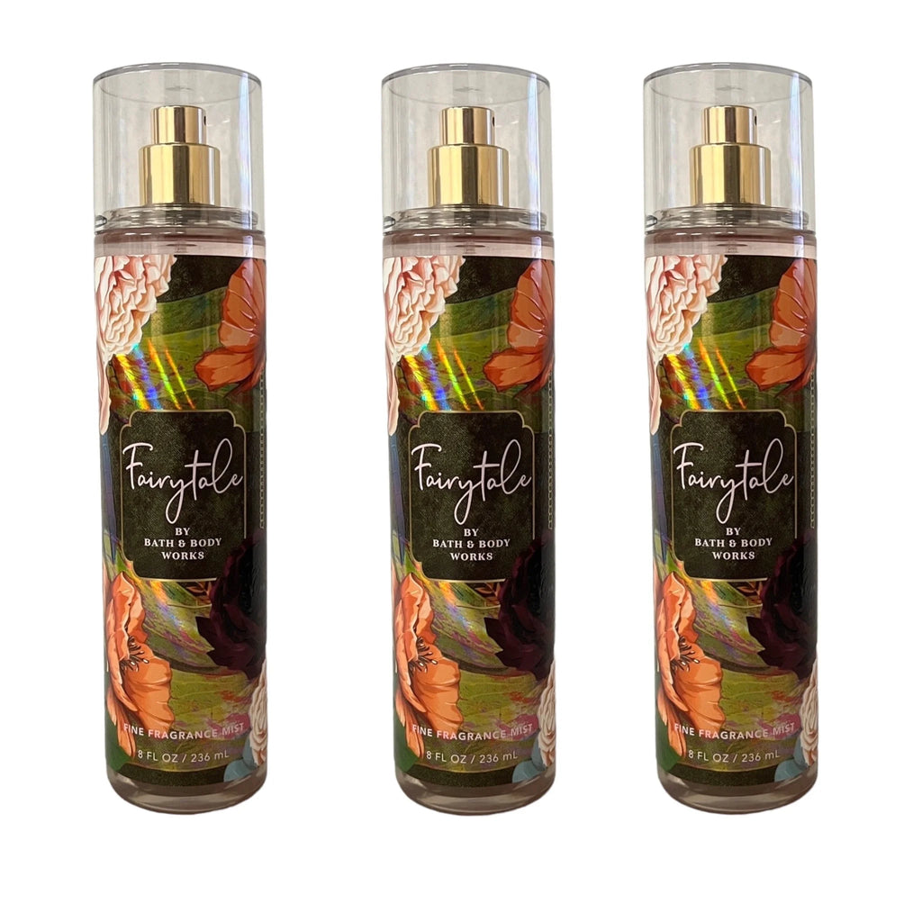 Bath & Body Works Fairytale Fragrance Mist 8 fl oz 3 Pack Set