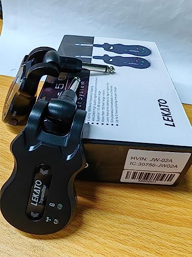 Wireless Guitar System 5.8GHz Transmitter Receiver for Electric Guitar Bass Q92598