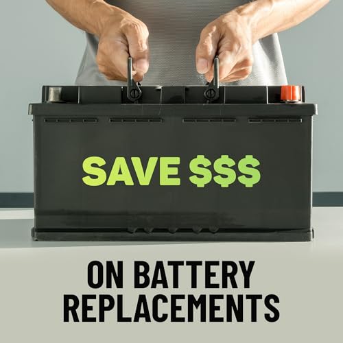 Battery Restorer and Desulfator for Lead Acid Battery, Acid Refill and Additive 64oz X86887