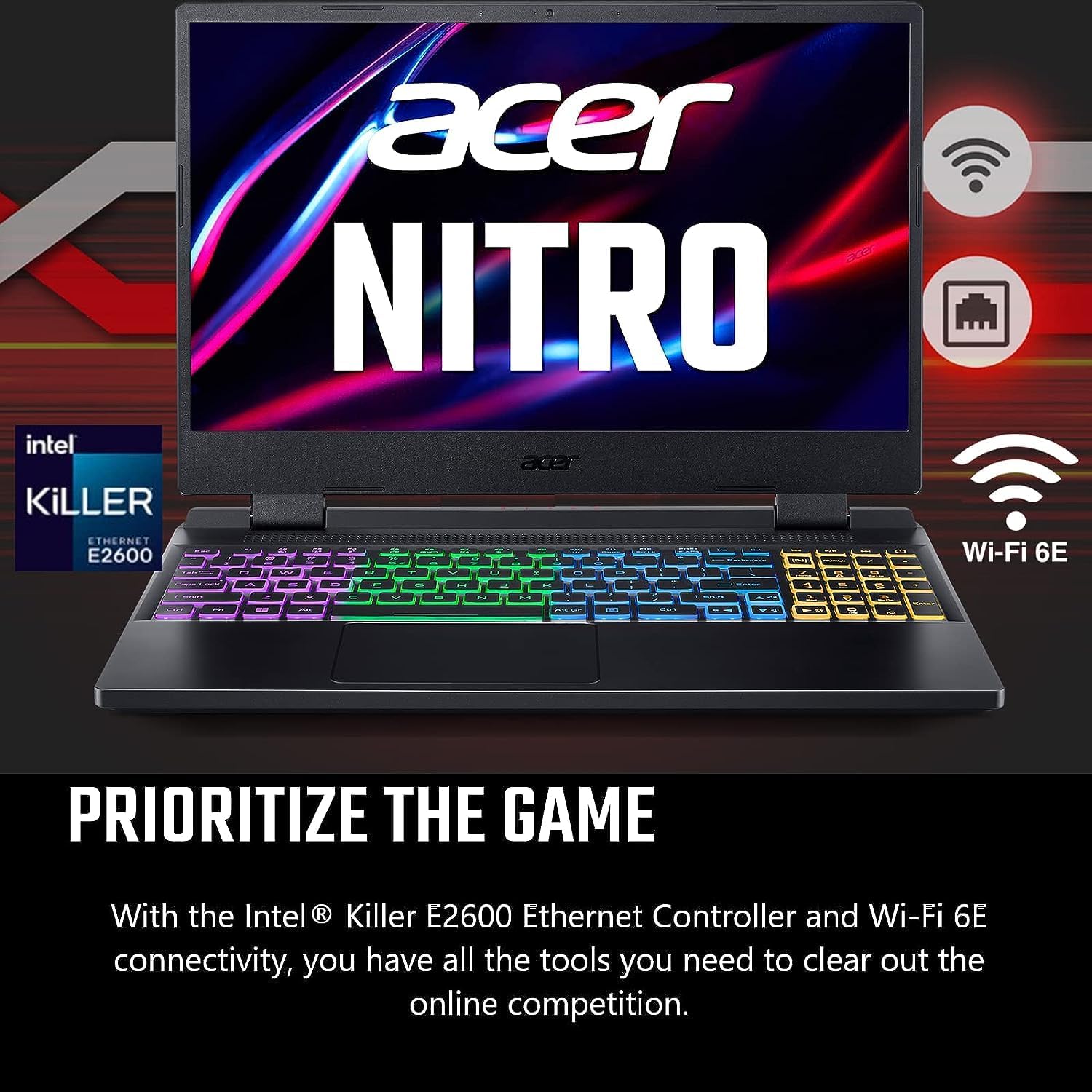Gaming Laptop, 15.6" 165 Hz IPS Display, AMD Ryzen 7, RTX 3070 Ti, 16GB RAM, 1TB SSD F852