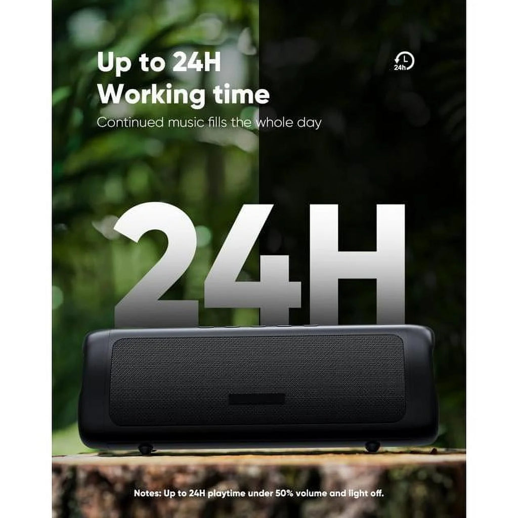 Portable Wireless Bluetooth Speaker, IPX5 Waterproof, 24H Playtime K1993