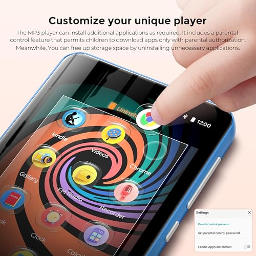 160GB Bluetooth WiFi MP3 Player with 4" Touch Screen W455759