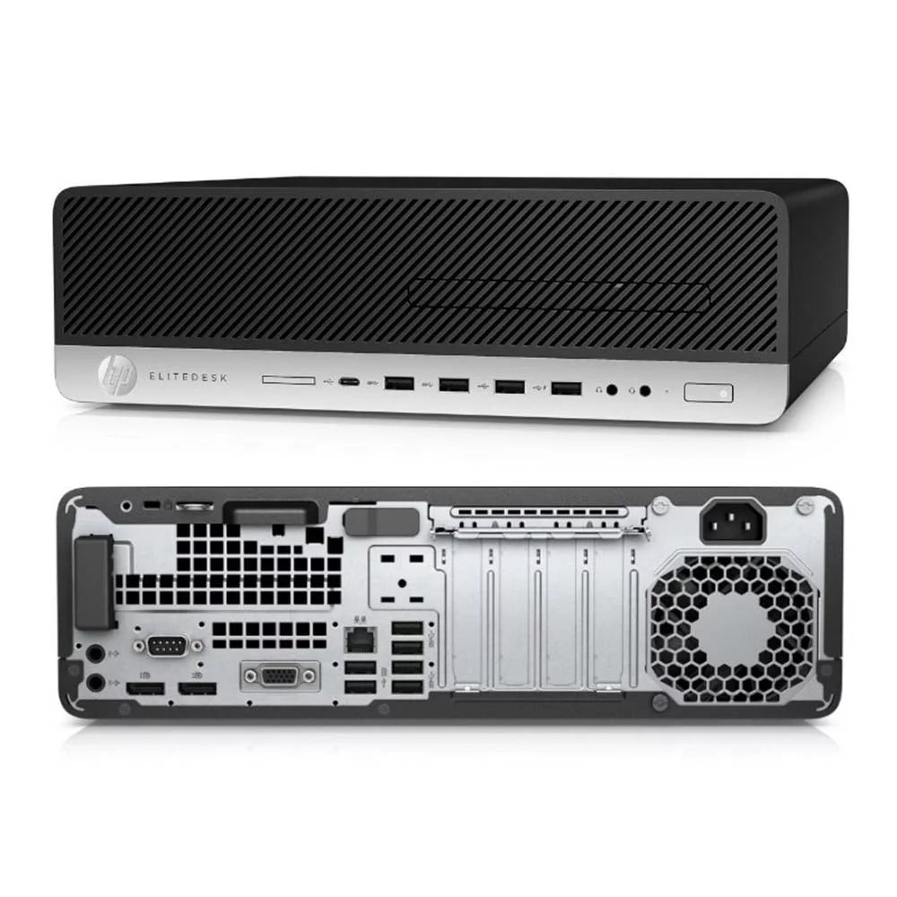Desktop Computer with Intel i5 CPU, 240GB SSD, 16GB RAM, Dual 19" LCD Monitors M834