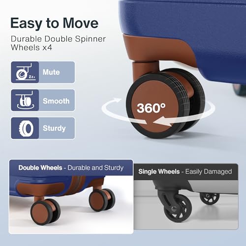 Luggage Set 3 Piece Hardside Expandable Lightweight with TSA Lock Spinner Wheels H69941