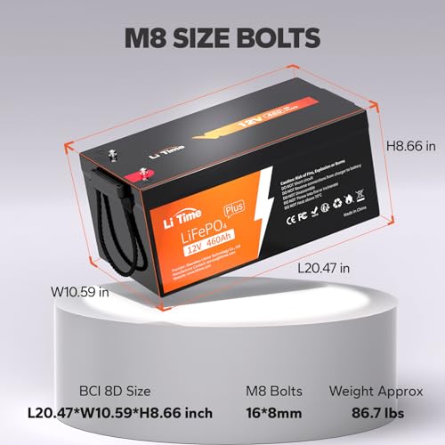 12V 100Ah LiFePO4 Battery Group 31 with Built-in 100A BMS N133