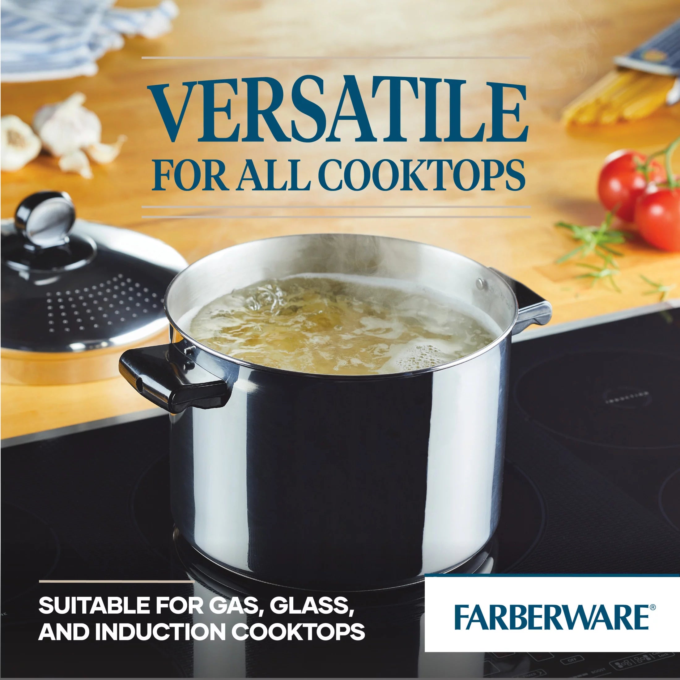 Stainless Steel 8 Quart Stockpot with Lid W836