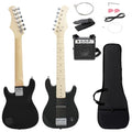 30" Beginner Electric Guitar with 5W Amp and Accessories Pack Guitar Bag for Kids/Girls/Boys/Beginners (Black)