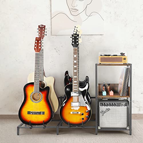 Guitar Stand 4-Tier Rack Holder for Acoustic, Electric, Bass R41022
