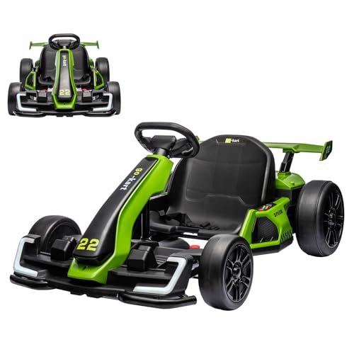 Kids Electric Drift Go Kart with Adjustable Seat A945