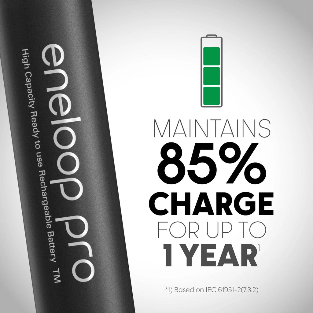 AA High-Capacity Rechargeable Batteries, 8-Pack N750139
