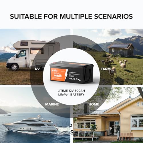 12V 100Ah LiFePO4 Battery Group 31 with Built-in 100A BMS N133