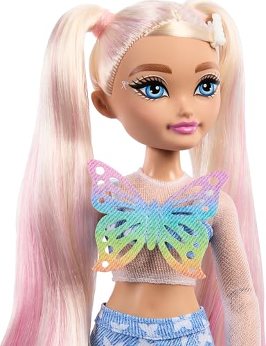Renee Posable Roller Skating Fashion Doll with Black Hair and Accessories V354174