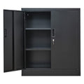 Locking Metal Storage Cabinet with Shelves and Doors L888