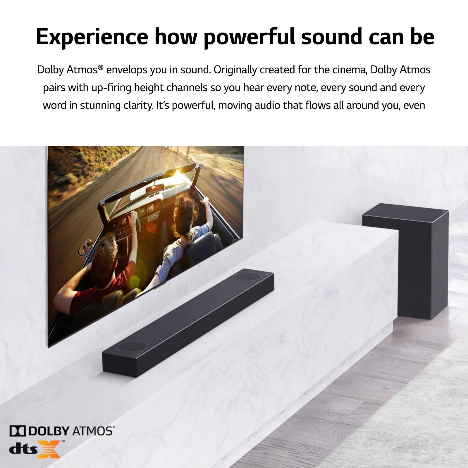 3.1.2 Channel Soundbar with Dolby Atmos and 4K Pass-Through C973591