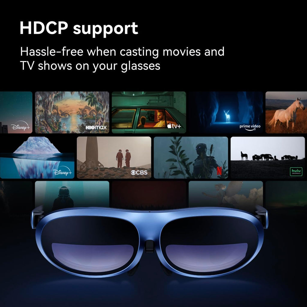 AR Glasses, 1080P Wearable Display for Gaming and Video, Myopia Friendly D968364