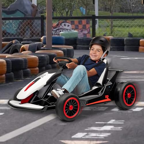 Electric Drift Kart for Kids, 24V, 2x200W Motor, Ages 6+ C51228