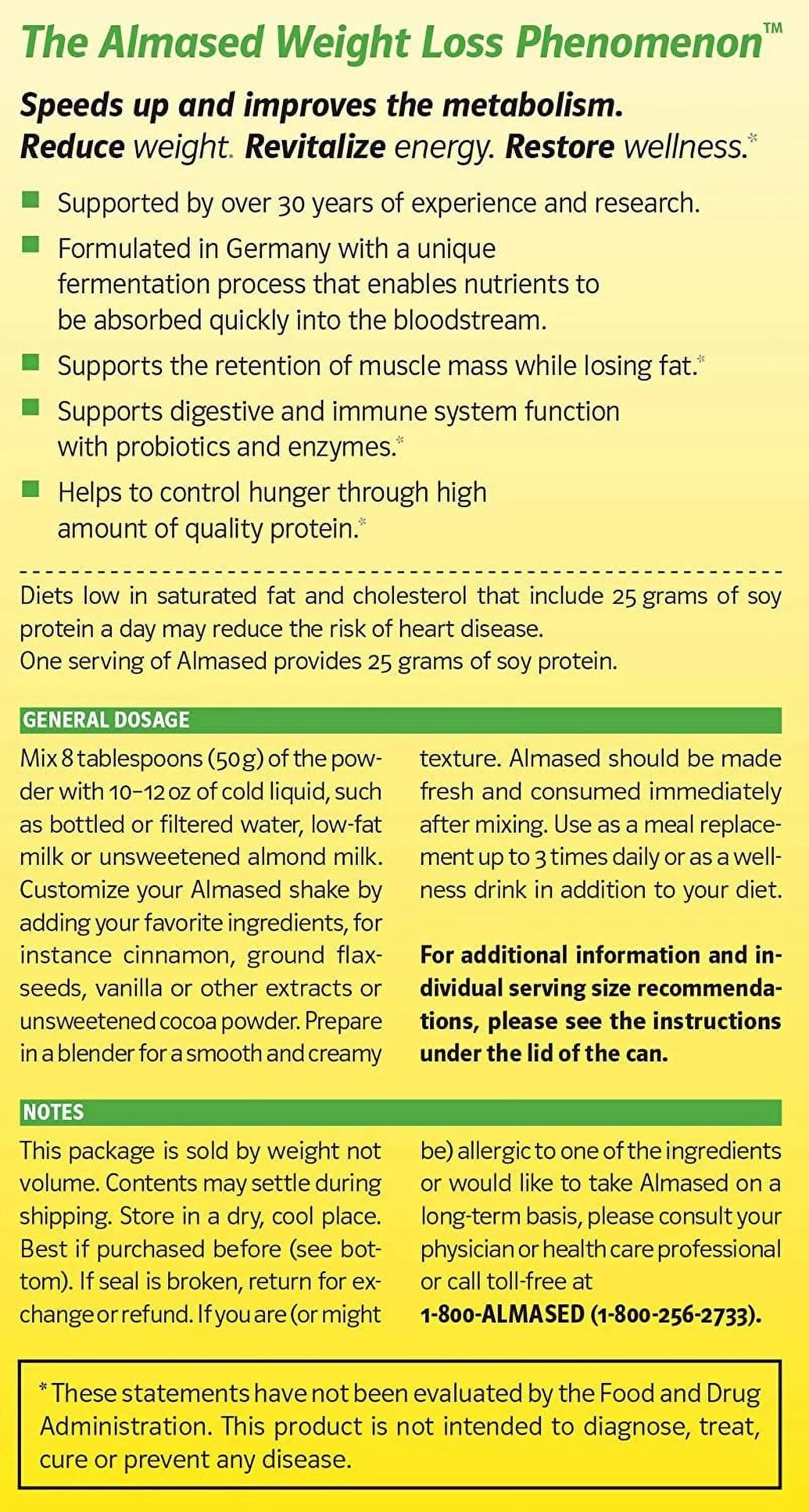 Meal Replacement Shake Plant Based Protein Powder Gluten-free Non-GMO 17.6 oz 6 Pack M38332